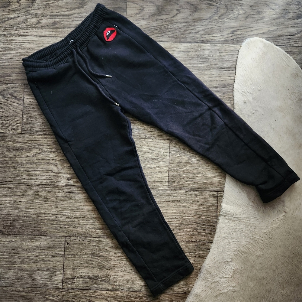 Markus Lupfer Black Lara Lip Daria Jogger Size Small